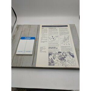 Taboo Game Unspeakable Fun Replacement Instructions Sheet Score Pad MB USA 1989